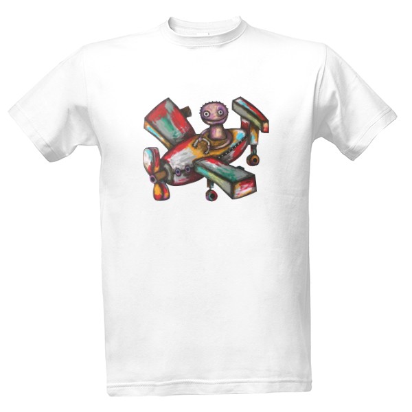 Tričko s potiskem Letec