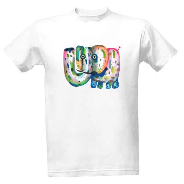 Tričko s potiskem Slon